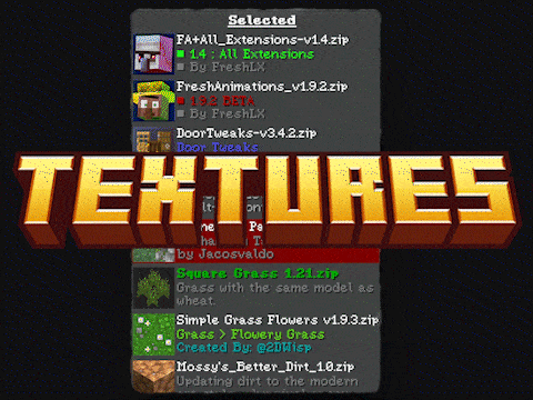 Texture packs