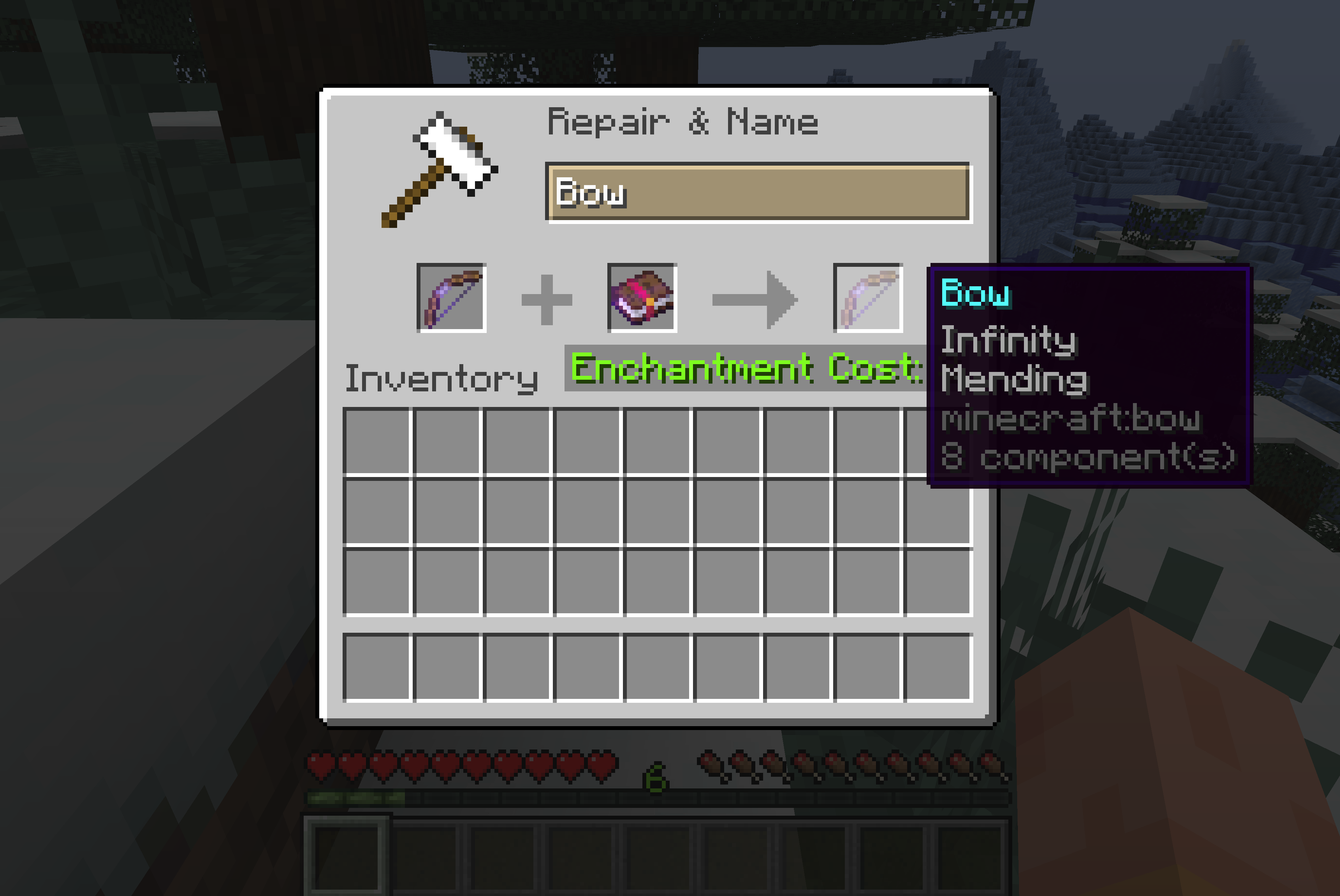 Mendfinity minecraft mod