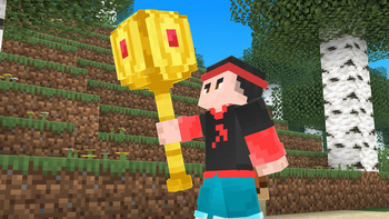 Player Holding the Gada