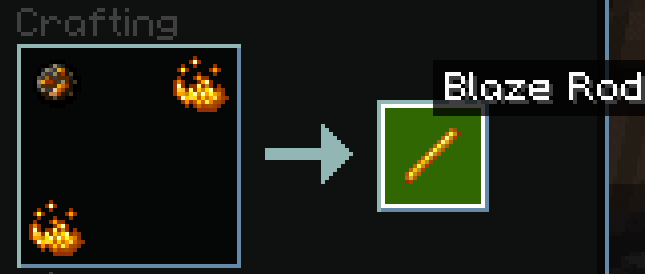 Blaze Rod Recipe