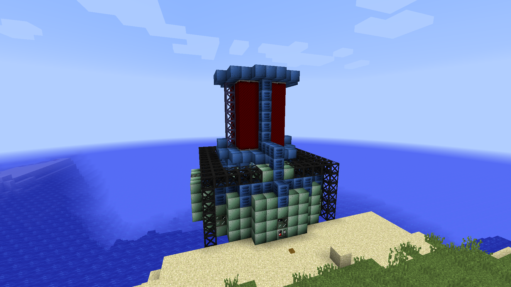 This beast of a structure makes a return from the original Gregicality. Capable of smelting massive amounts of Blast Furnace recipes in seconds!
