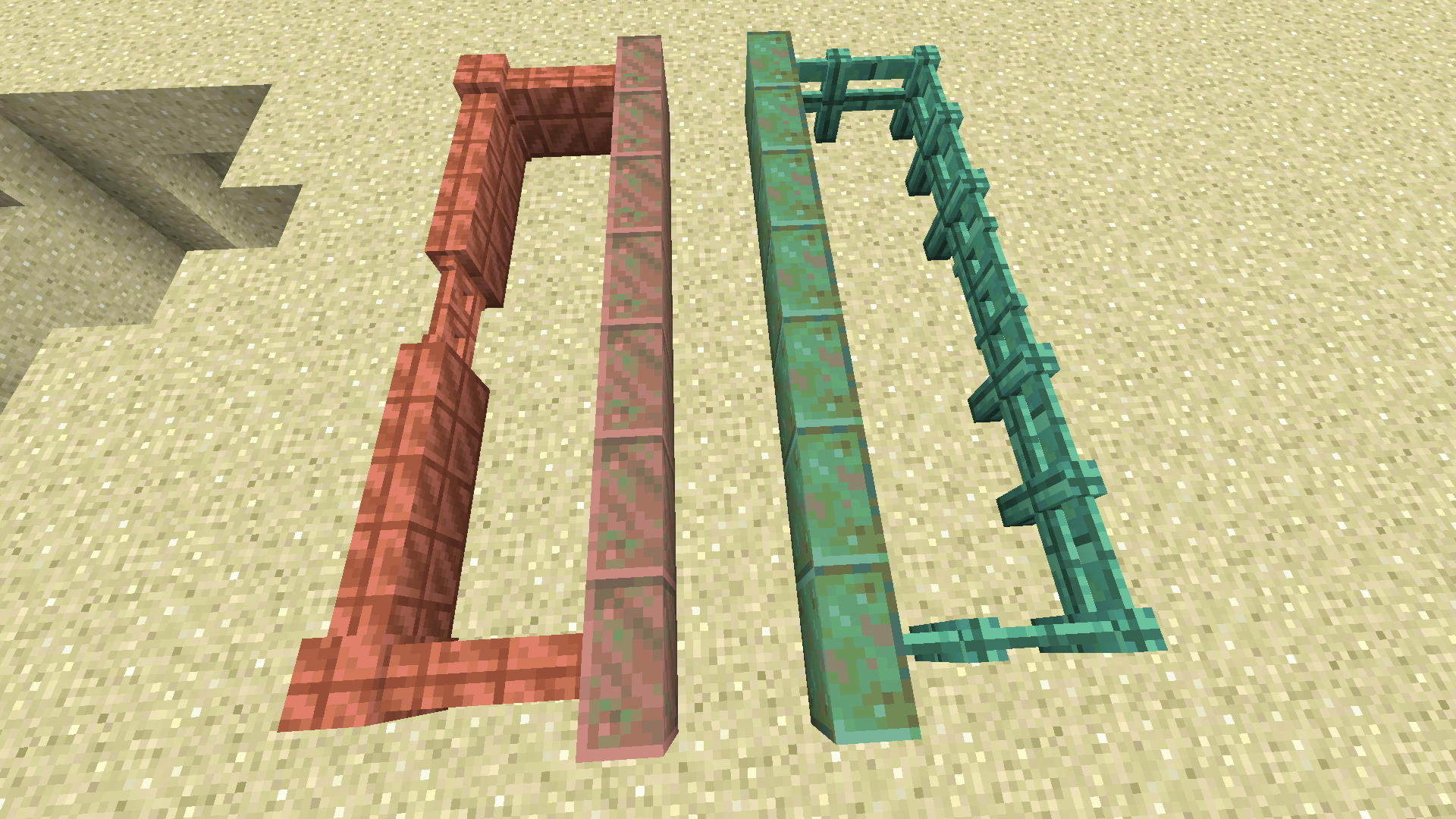 Extended block shapes - Minecraft Mod