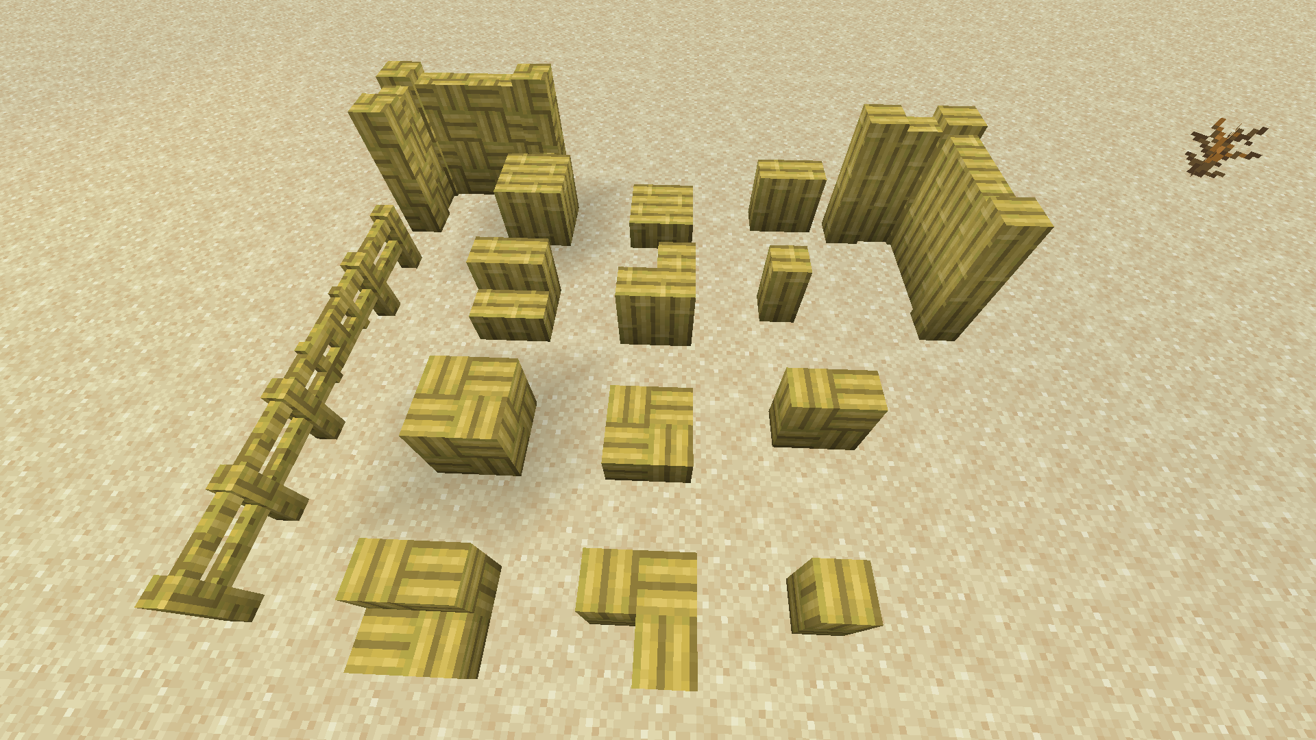 Extended block shapes - Minecraft Mod