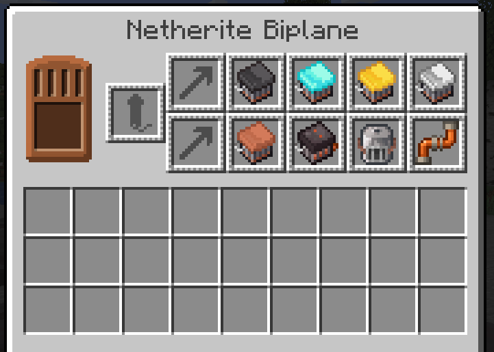 full netherite biplane inventory