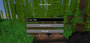 Image upload screen