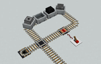 custom minecarts and rails