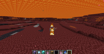 lava in nether