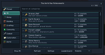 Achievements