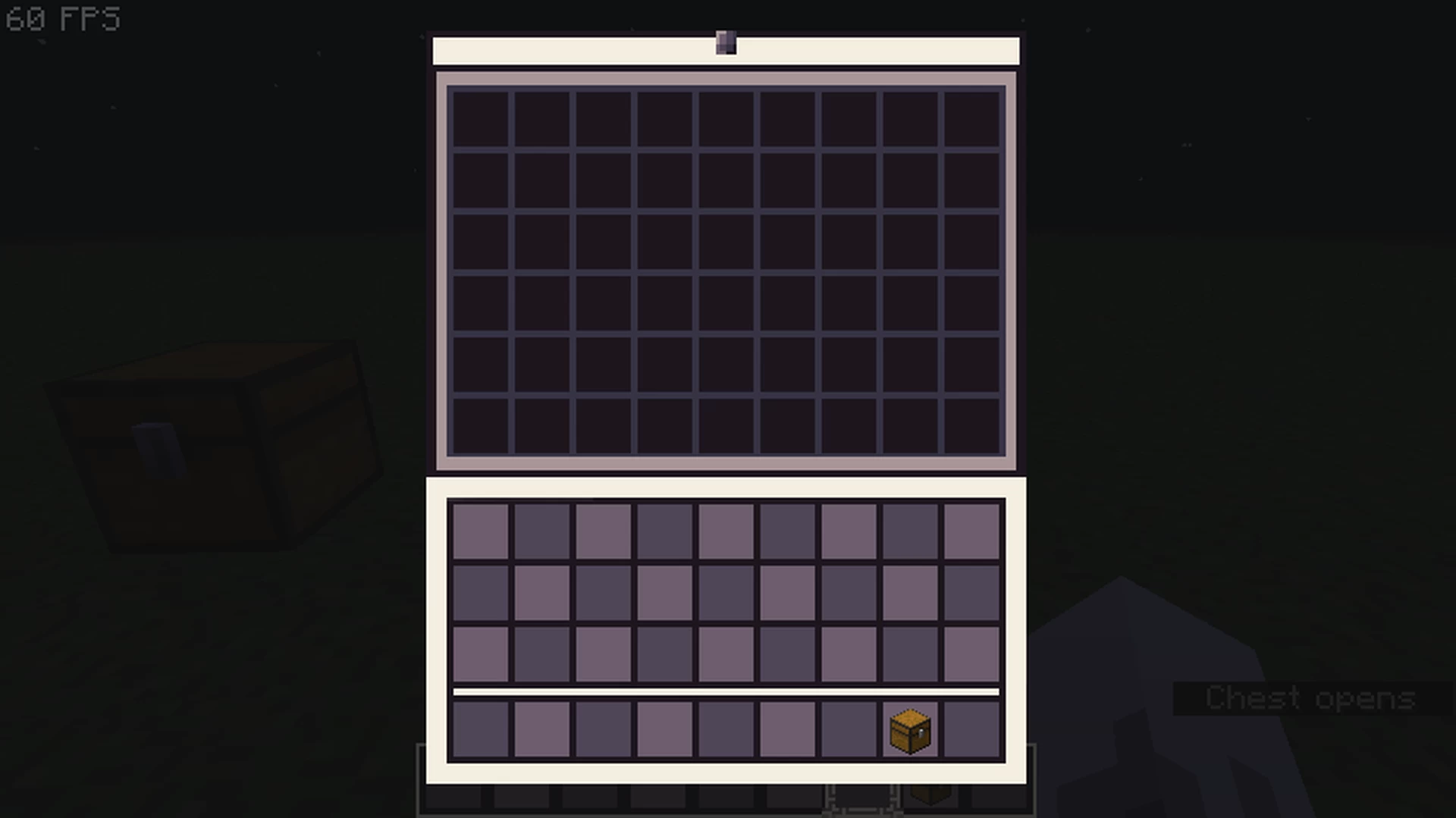 Chest menu