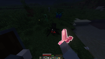 glowing sword