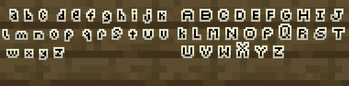 Upper and lowercase text