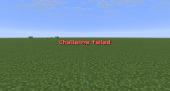 Challange Timer - Challenge failed