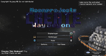 Main menu