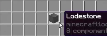 lodestone But it shows Block of Netherite