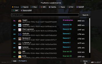 Leaderboard Menu