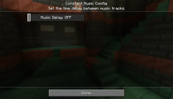 Config settings in mod menu