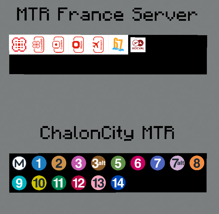 MTR France Server and ChalonCity MTR Server