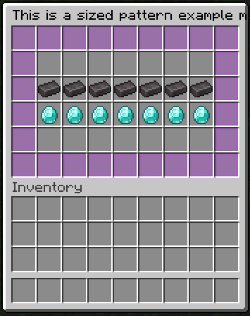 Layout Sized Pattern Inventory