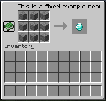 Layout Fixed Inventory