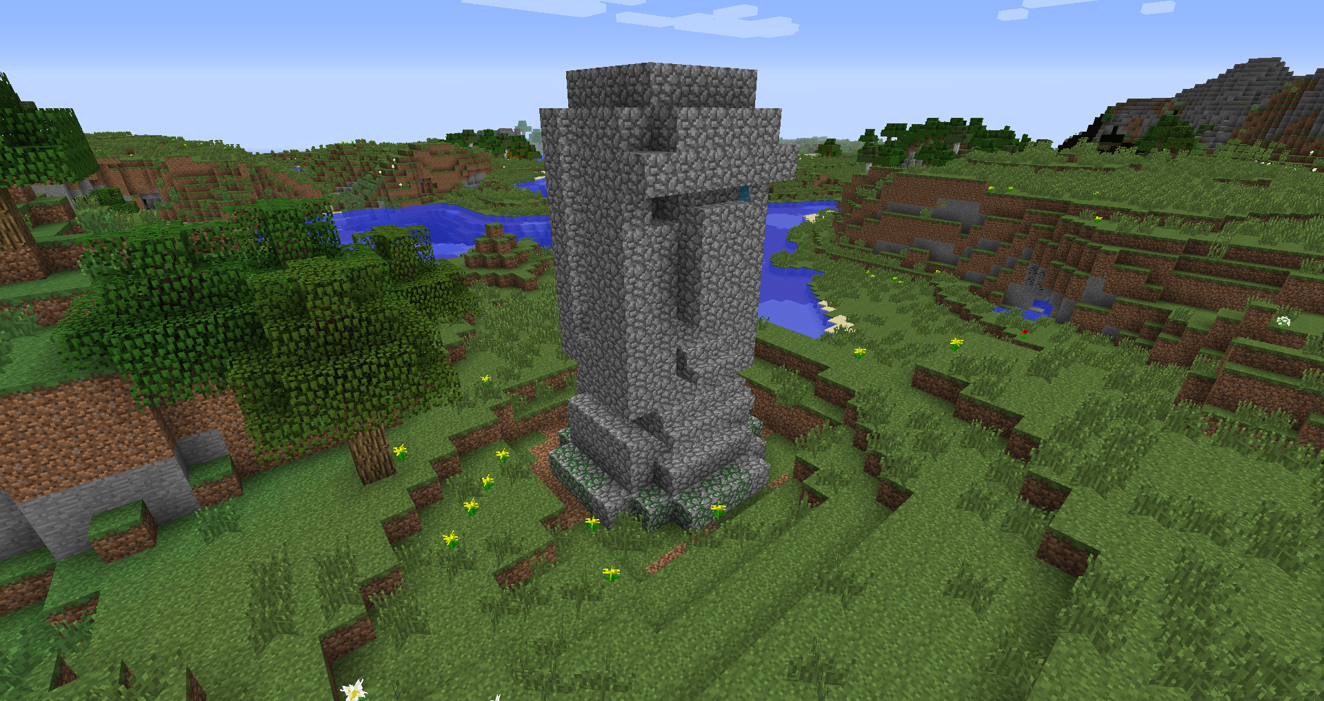 Una struttura che rappresenta un Moai (Ruins).