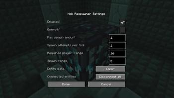 Respawner Settings