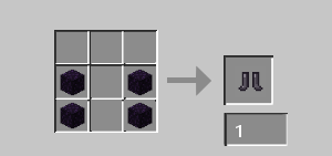 Obsidian boots craft