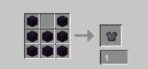 Obsidian chest platecraft