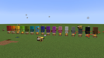 Colored Beehives