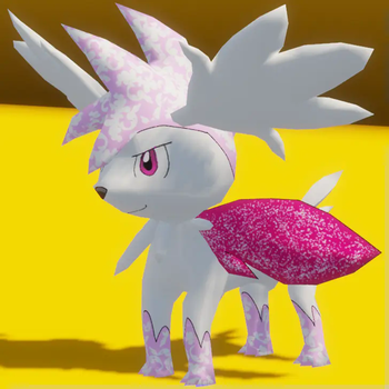 Pastel Textured Shaymin