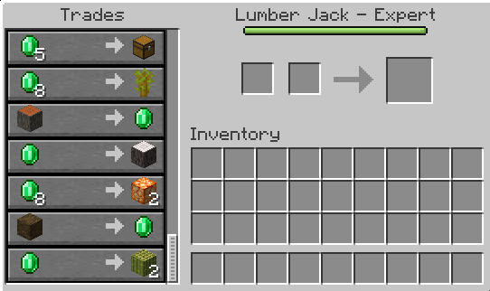 Some of the Lumber Jacks trades