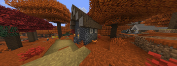 Cottages Under the Poplars
