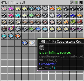 GTL for infinity_cell