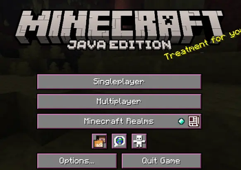 Magenta menu buttons
