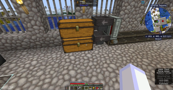Chest with fuel for builders jet pack