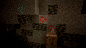 Sparkly Redstone Ore, and Slimy Glow Lichen!