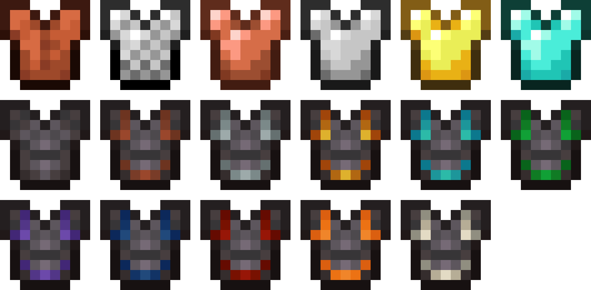 Every Armor bar