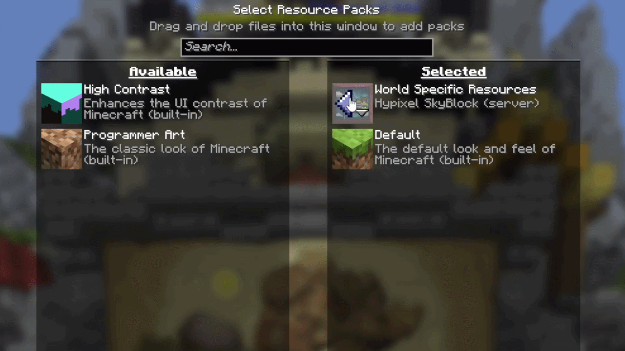 Enable Disable Forced Packs!