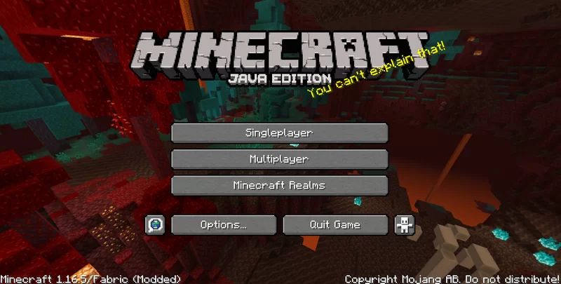 Main menu