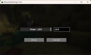 config-screen