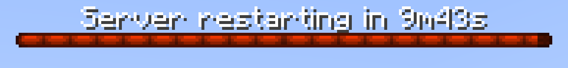 Restart boss bar countdown