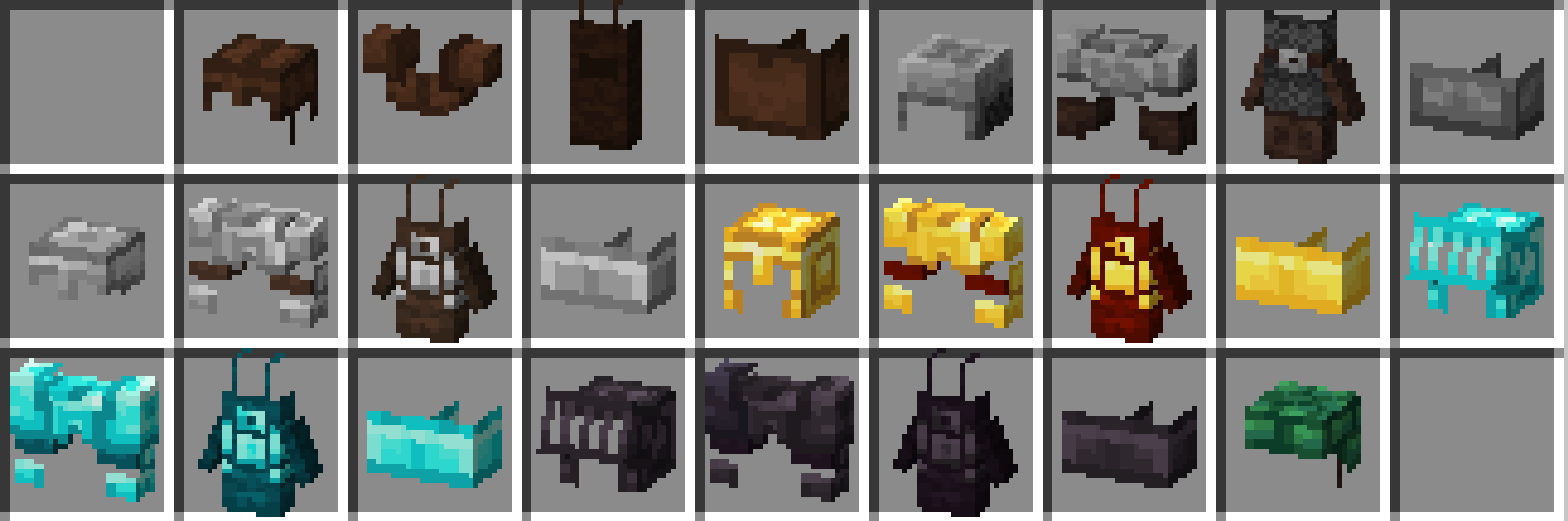 Armor in inventory