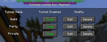 Example tunnels for hypixel