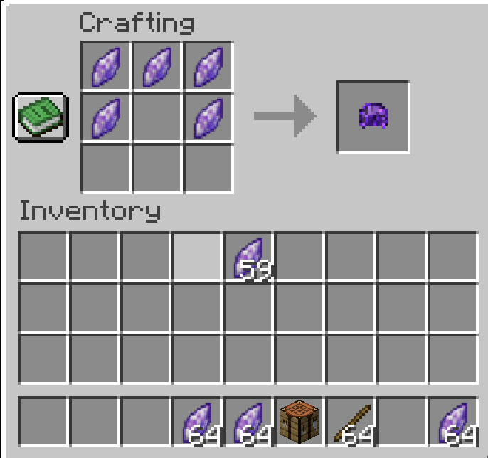 Crafting armor from crystal