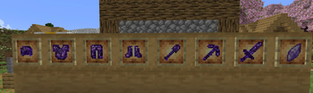 Items from the mod. There will be many more in the future.