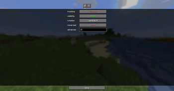 Overlay Config Screen