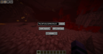 config screen