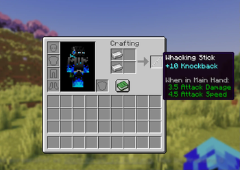Whacking Stick Crafting Recipe