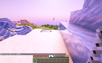 Whacking a mob with the Whacking Stick