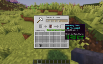 Whacking Stick Enchantments
