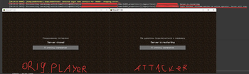 After login attack bot to op
